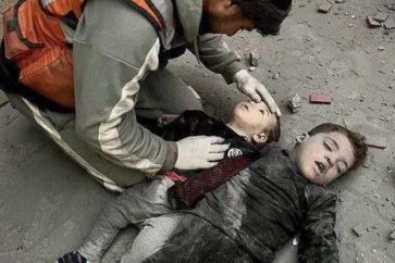 Niños muertos en Gaza