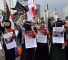 Manifestación contra "Israel" en Indonesia