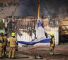 bomberos-incendio-bandera-israeli-rasgada