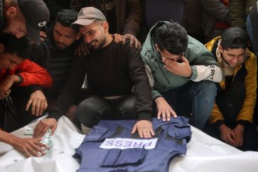 Periodistas palestinos asesinados en Gaza