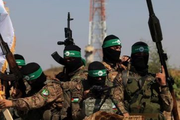 Combatientes de las Brigadas Al-Qassam