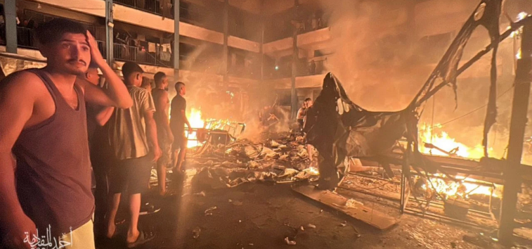  <a href="https://spanish.almanar.com.lb/1242309">Gaza: La ocupación israelí comete dos masacres en Al-Bureij y Jan Yunis. Ataques y arrestos en Cisjordania</a>