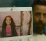 Actor Motaz Malhees, con una foto de Hind Rajab