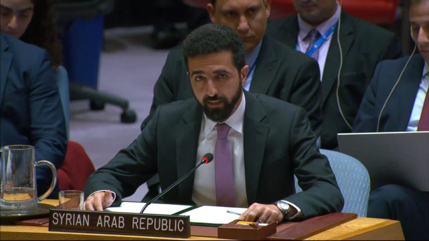 El delegado sirio ante las Naciones Unidas, Ibrahim Olabi