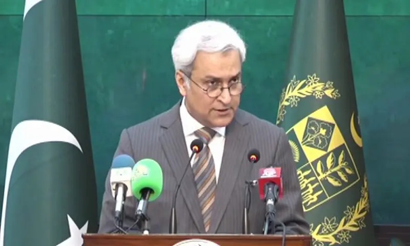 portavoz del Ministerio de Relaciones Exteriores, Tahir Andrabi.