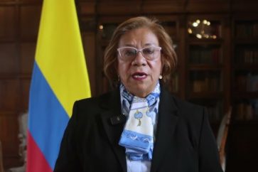 La canciller colombiana, Rosa Yolanda Villavicencio