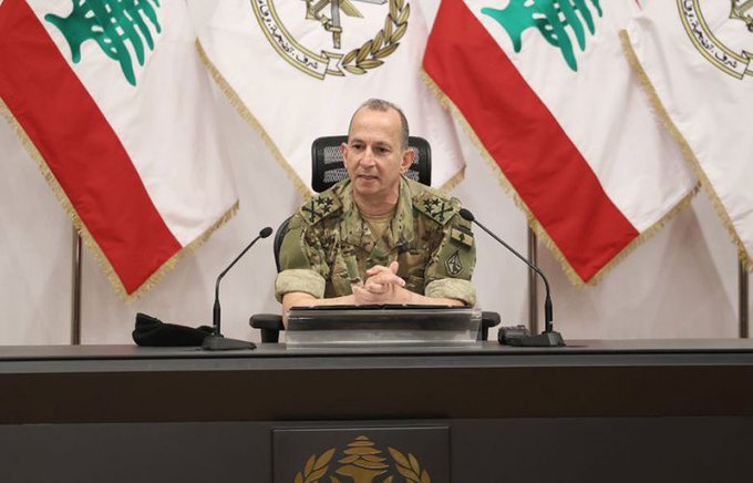 ejercito libanes comandante