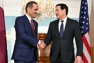 ministro-qatari-exteriores-y-marco-rubio